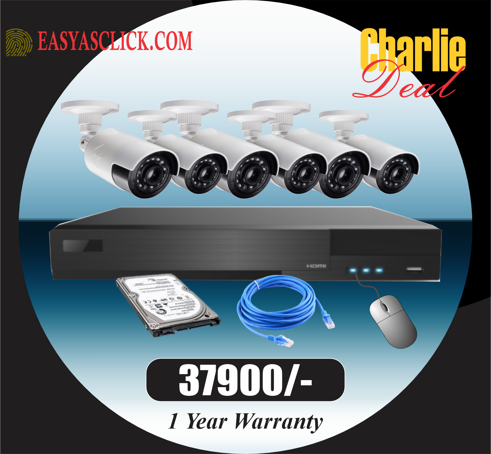 6x Camera Package Bravo, EasyAsClick.com